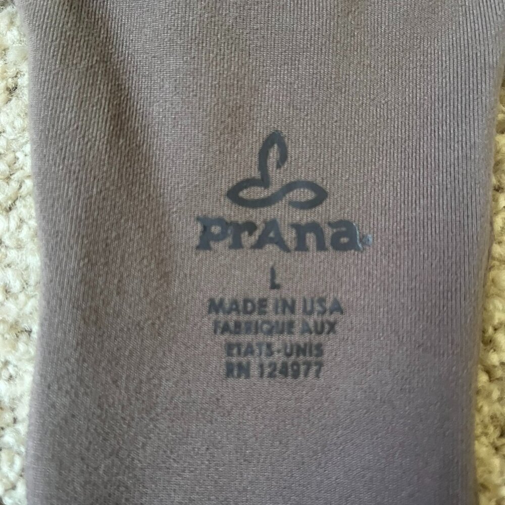 Prana Patterned Sleeveless Tank Top in Tan Size L - Picture 3 of 5